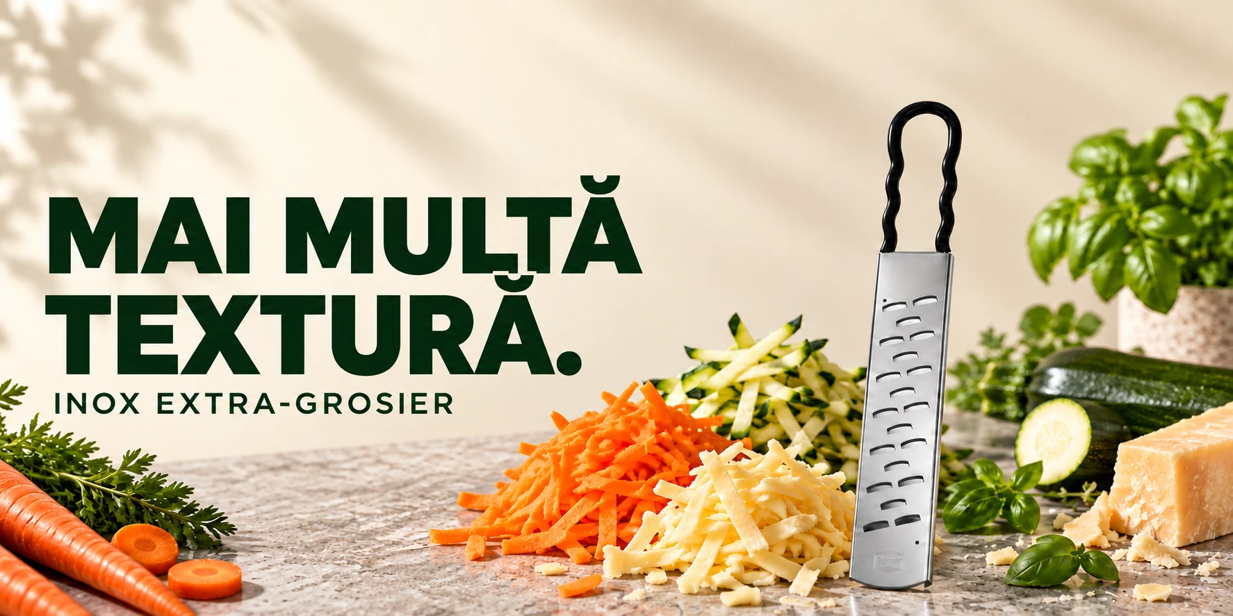 Inox — răzuire extra-grosieră · Culoare și prospețime